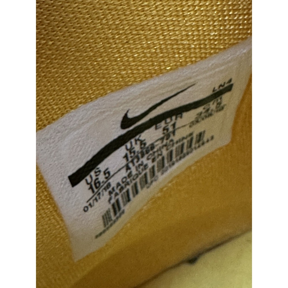 Nike Hyperdunk X "Yellow" Mens Basketball Shoes Size 16.5 AT3866-701 - Picture 5 of 8